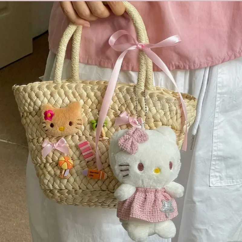 Kitty with Dress Plushies Keychain KI416