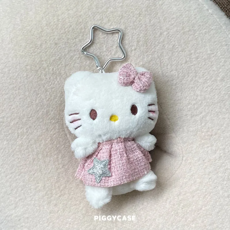 Kitty with Dress Plushies Keychain KI416