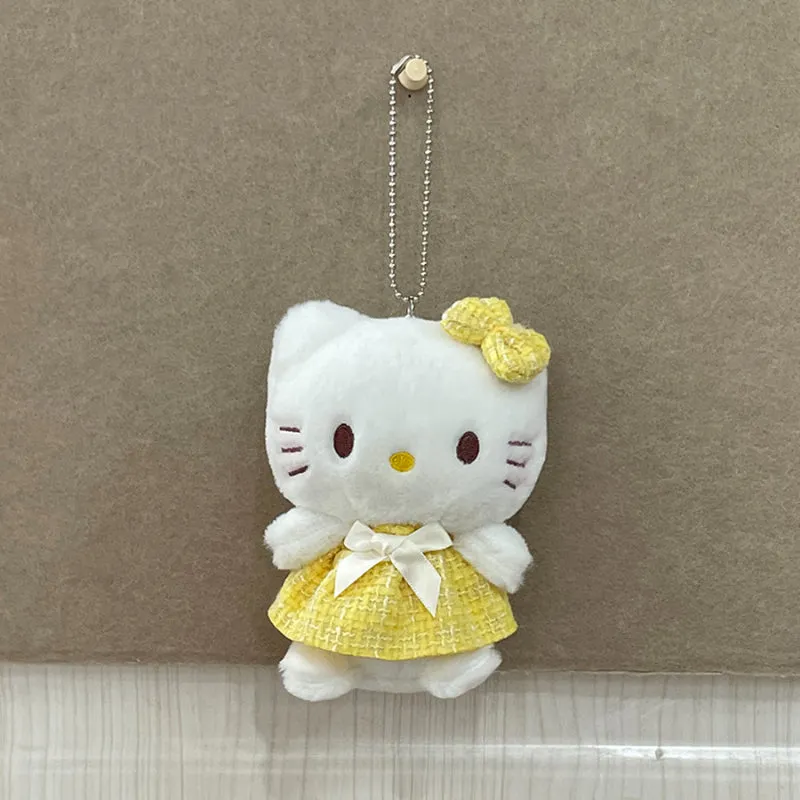 Kitty with Dress Plushies Keychain KI416