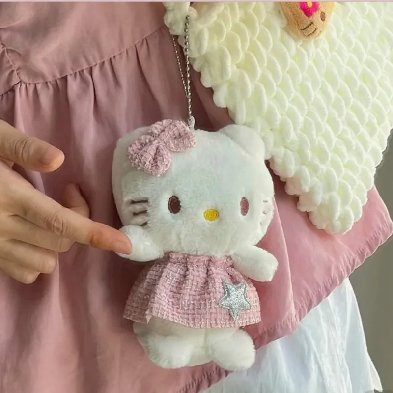 Kitty with Dress Plushies Keychain KI416