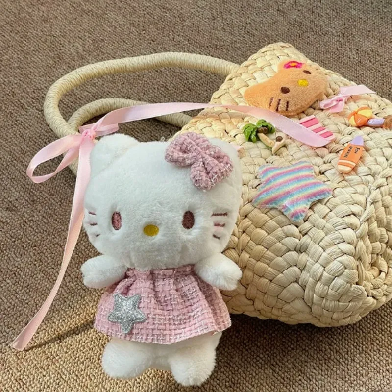 Kitty with Dress Plushies Keychain KI416