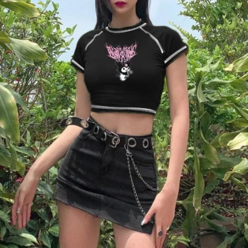 Kuromi Gothic Aesthetic Top