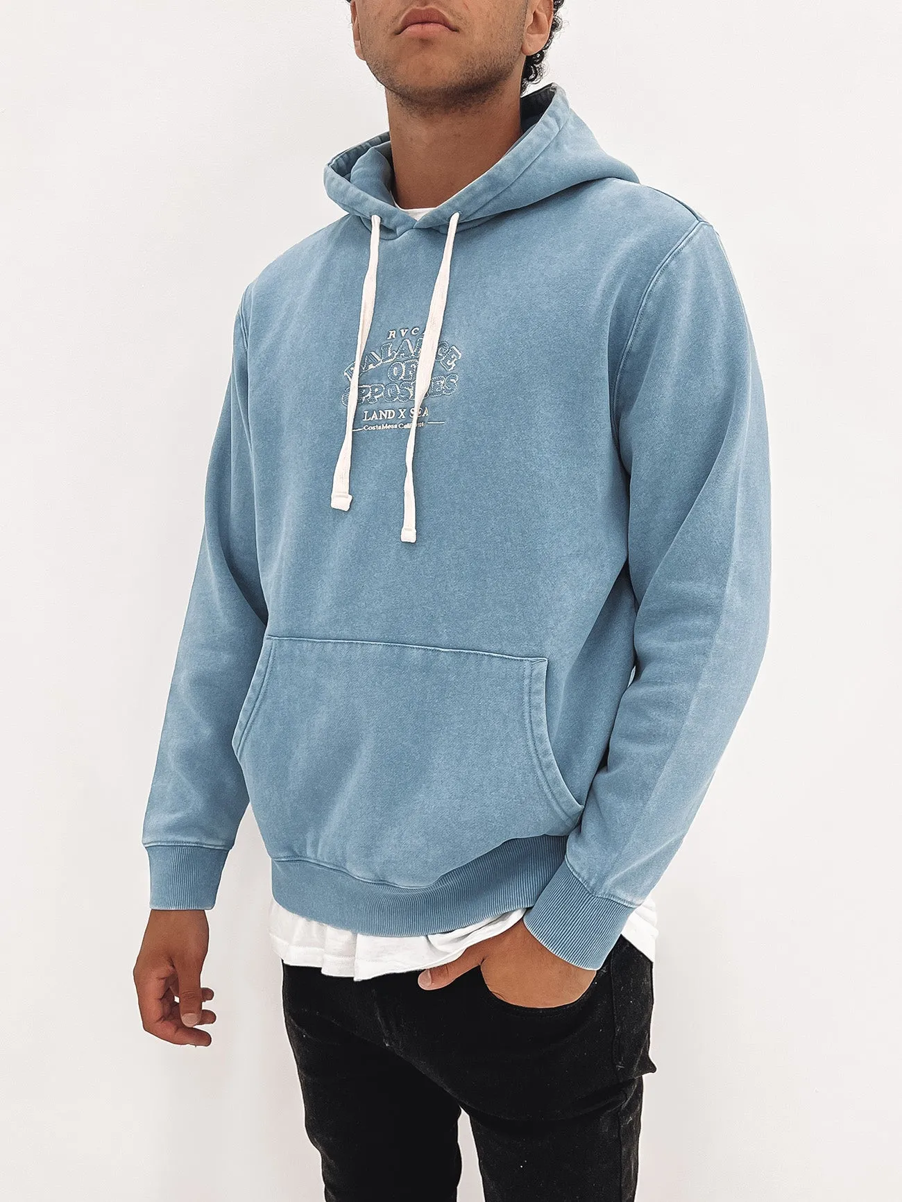 Land X Sea Hoodie Aged Indigo