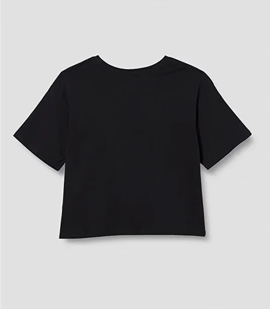 Levi's Kids T-shirt da ragazza  LVG Light Bright Cropped Tee 4E0220 023 black