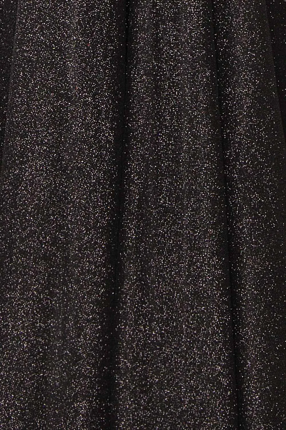 Lexy Black | Sparkly Cowl Neck Maxi Dress