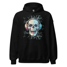 Listening To Beats Skull Hoodie