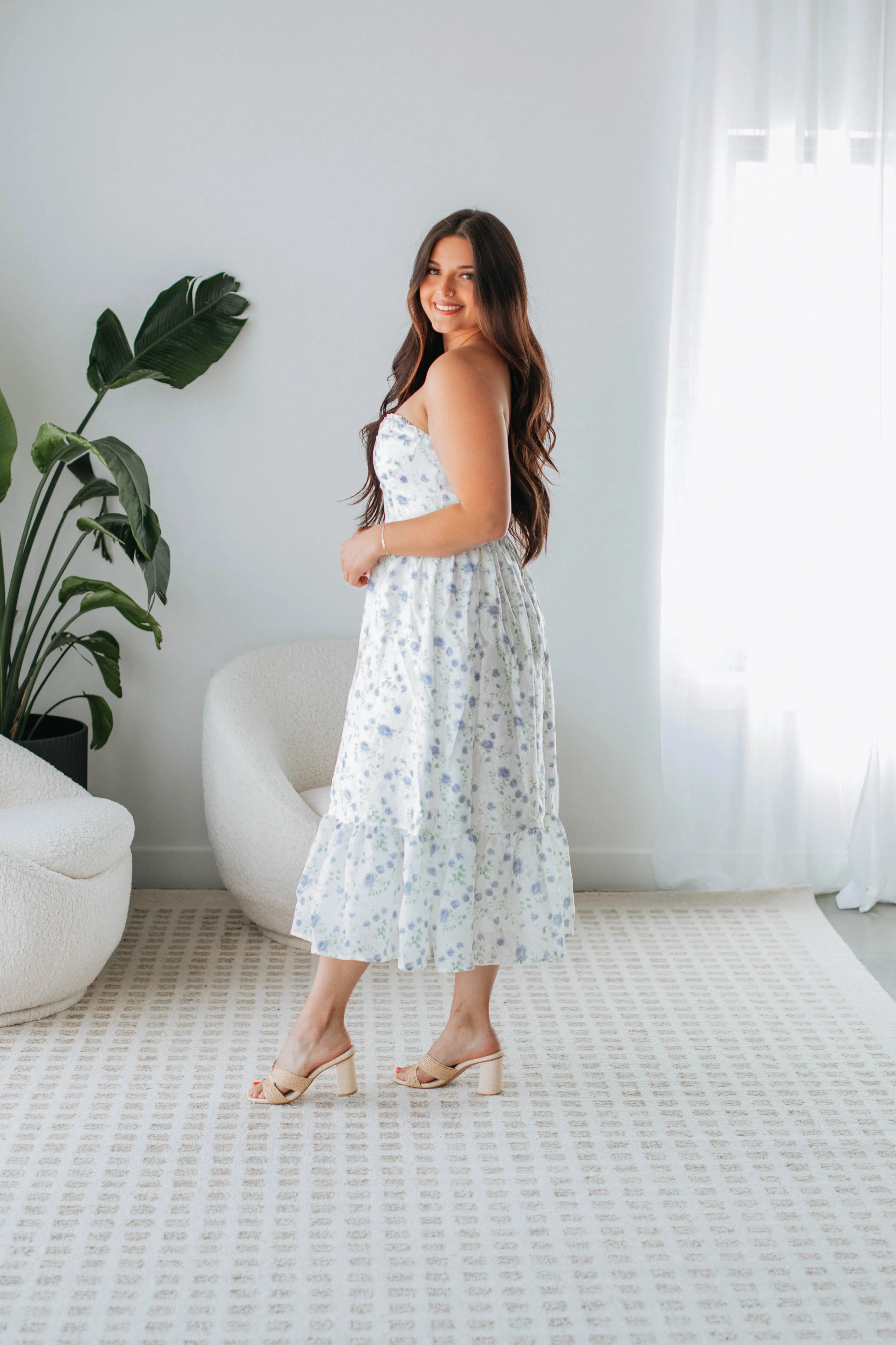 Livvy Floral Midi Dress