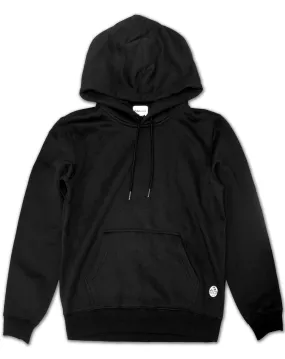 <ab 22>Fungolia fleece Hoodie - Plain (Black)