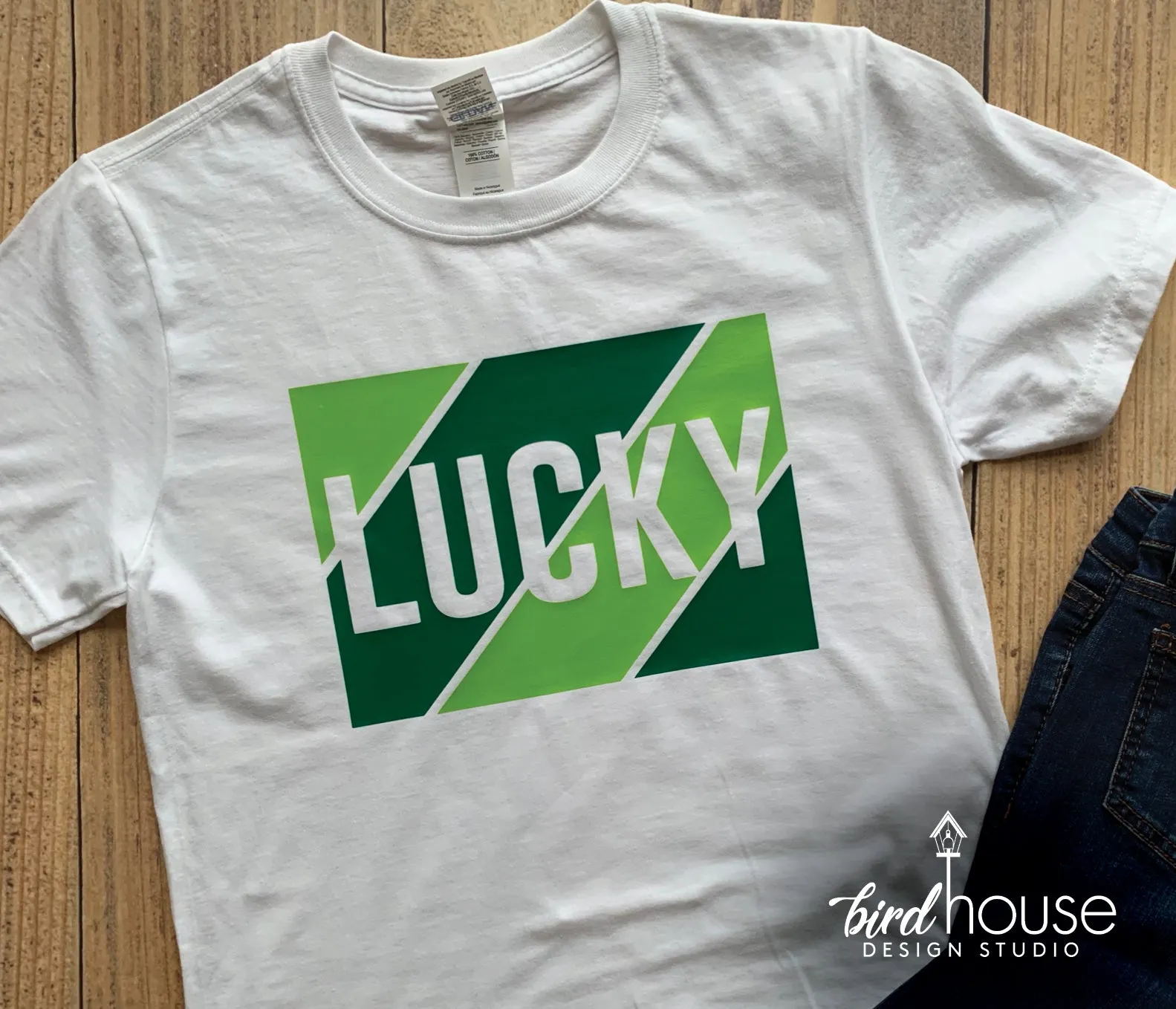 Lucky Glitter or Matte Shirt, St. Patricks Day Shirt, Cute T-Shirt, Custom Design, School Dress down