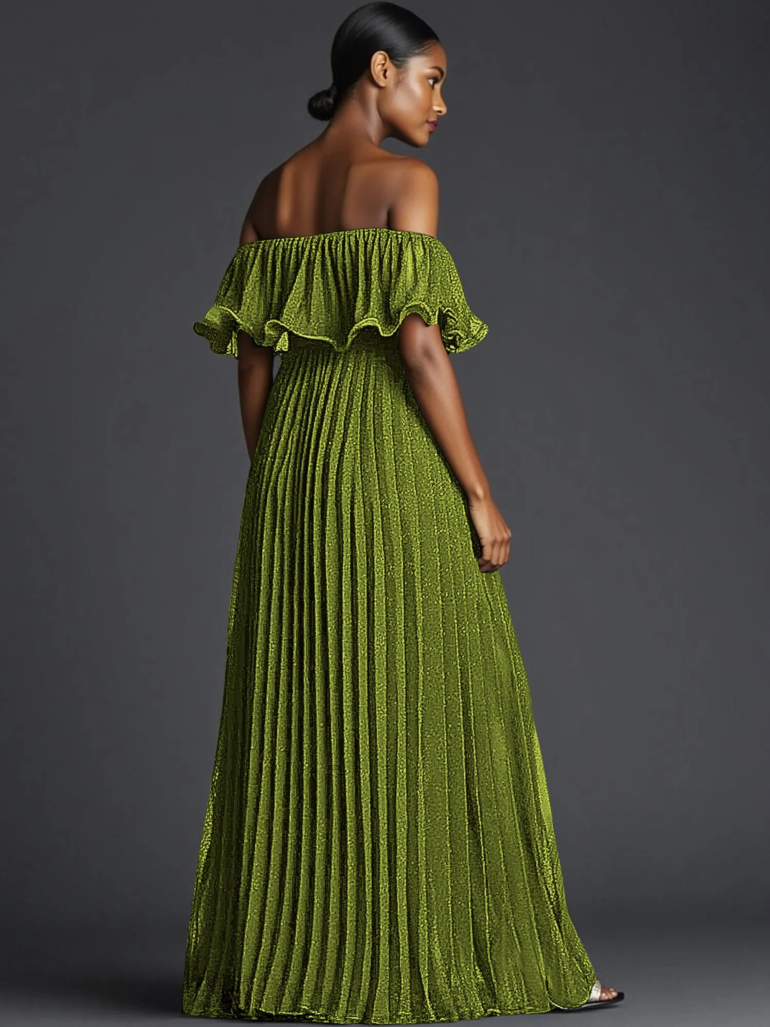 Lurex Maxi Dress