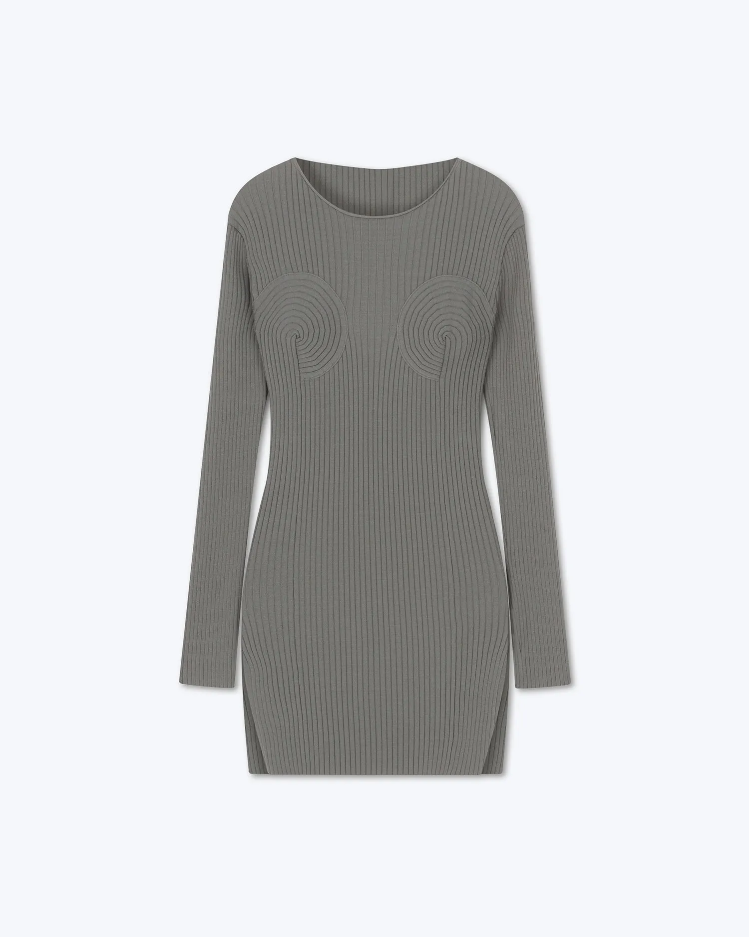 Luzza - Sale Ribbed Top - Asphalt