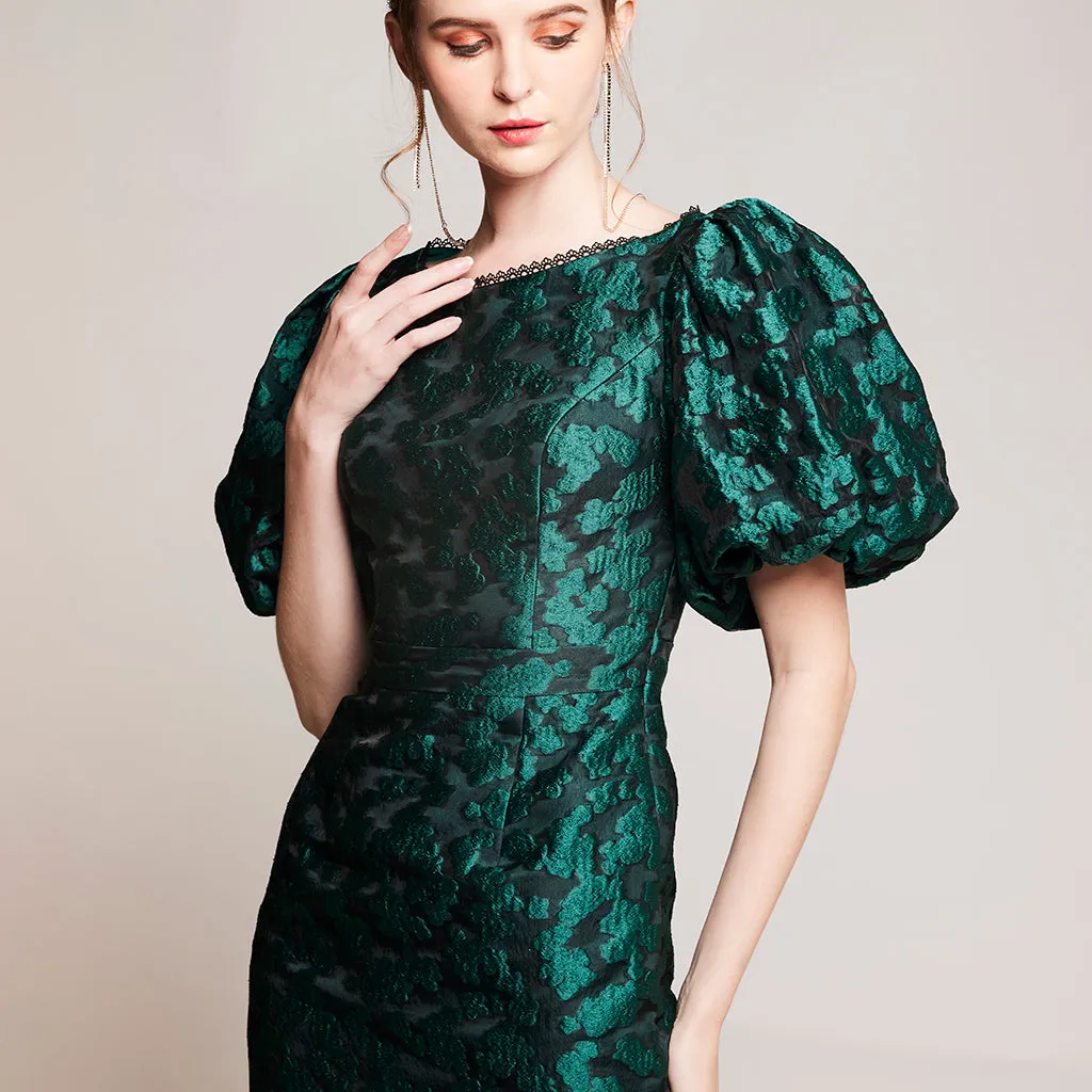 LYRIC JACQUARD DRESS