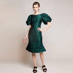 LYRIC JACQUARD DRESS