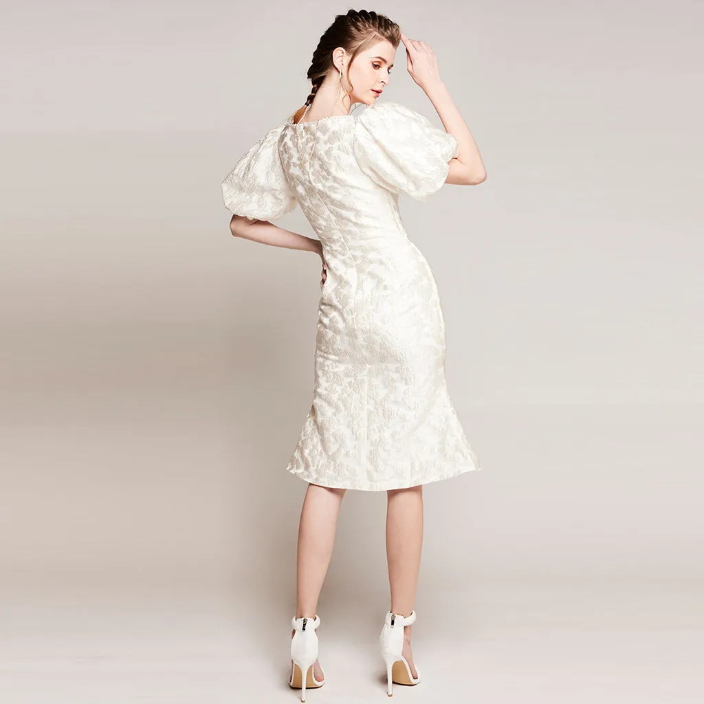 LYRIC JACQUARD DRESS