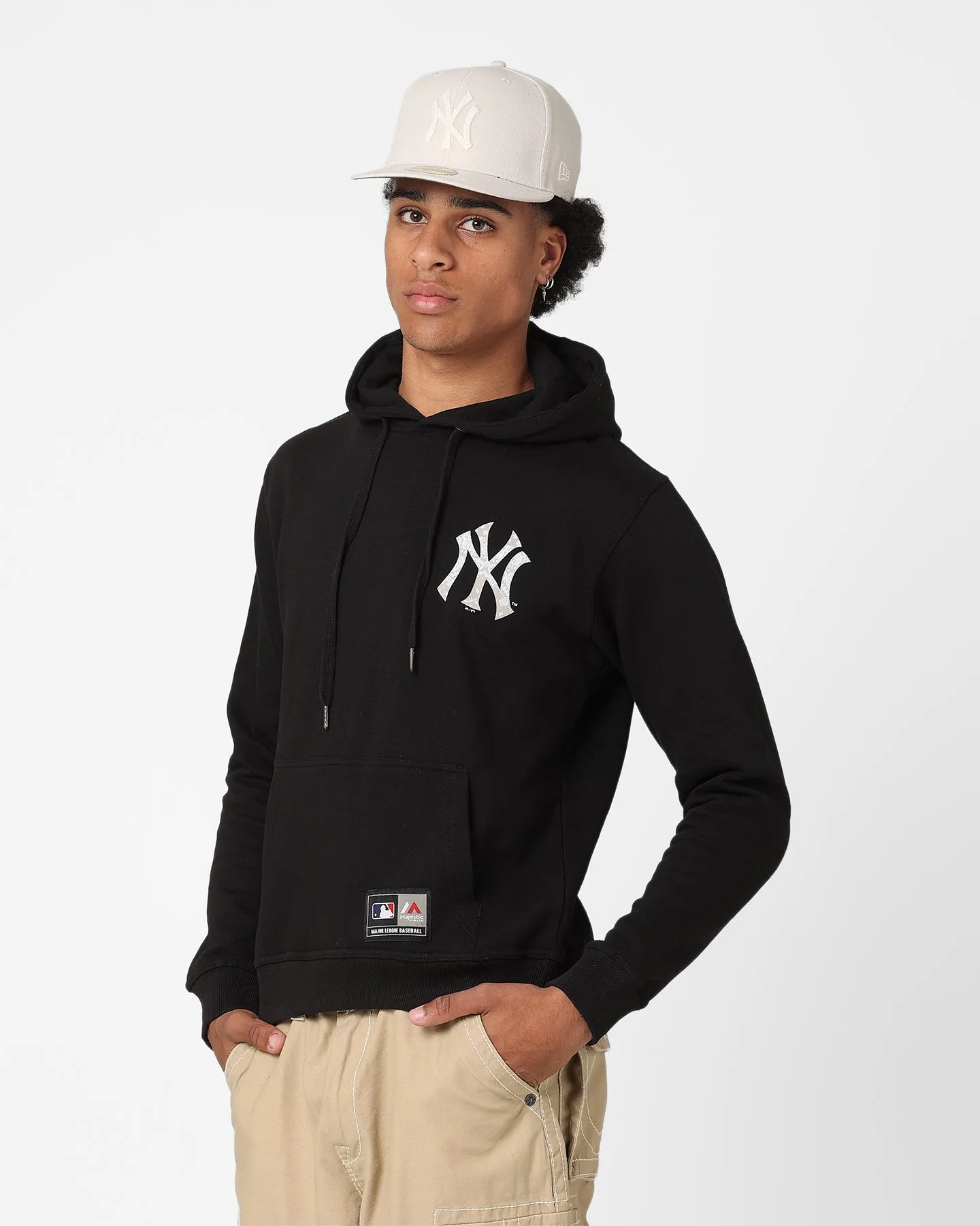 Majestic Athletic New York Yankees Bandana Paisley Duke Hoodie Black