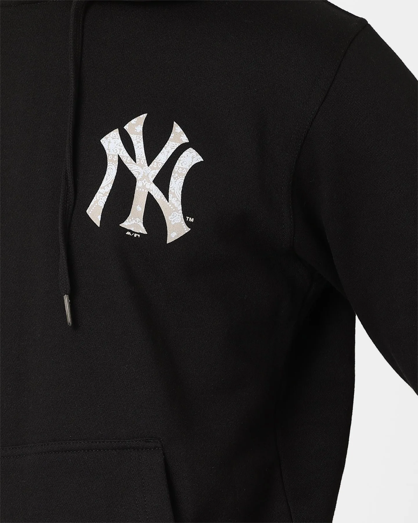 Majestic Athletic New York Yankees Bandana Paisley Duke Hoodie Black