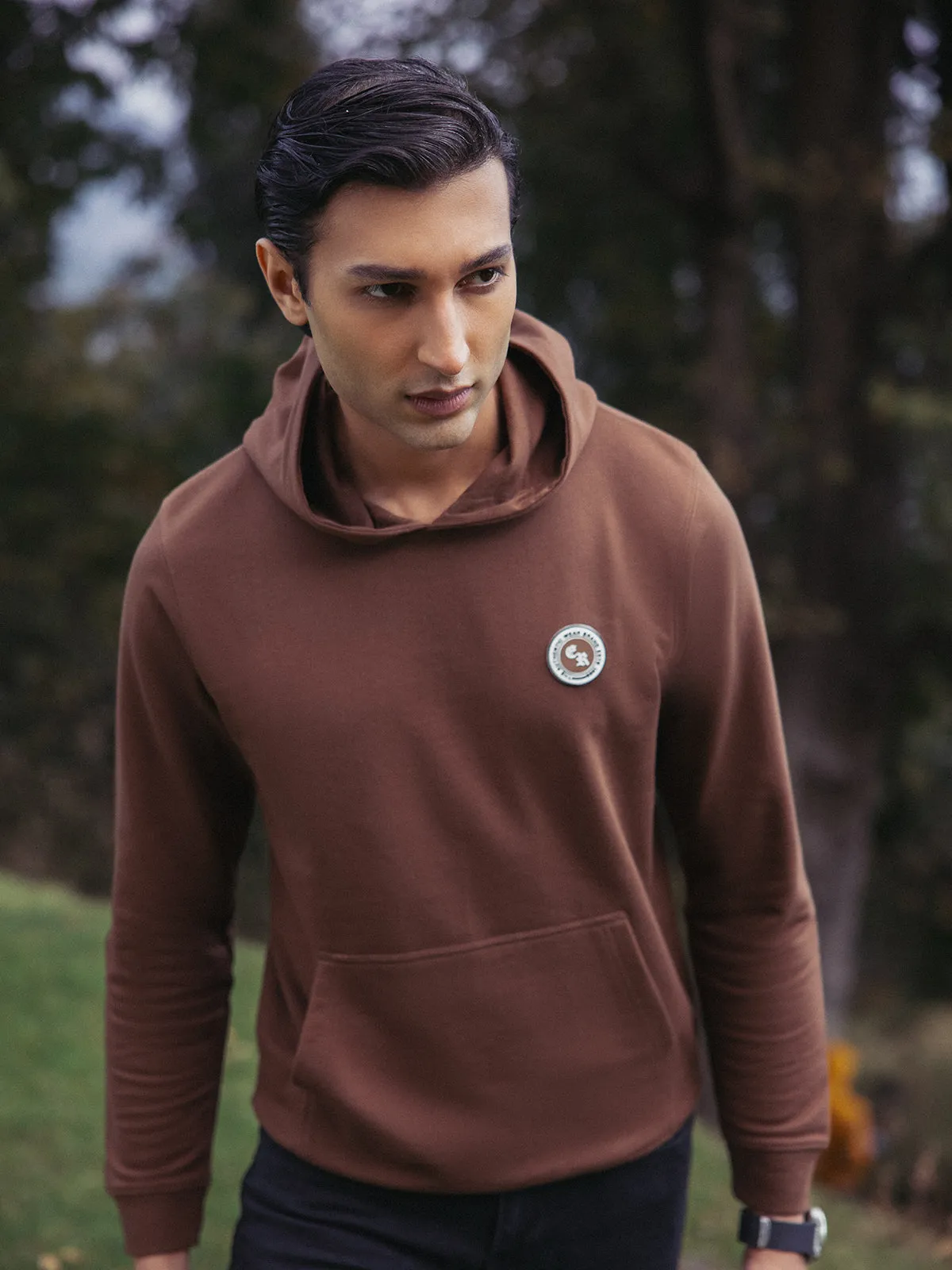 Men's Brown Hoodie - EMTH23-006