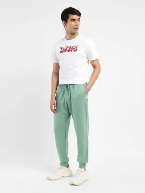 Men's Green Regular Fit Joggers