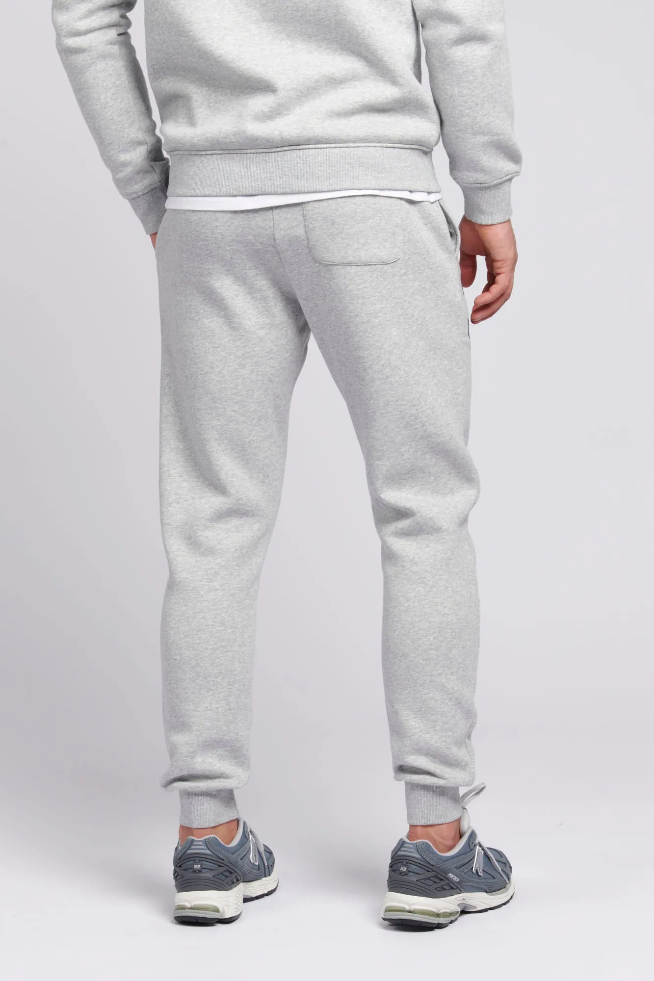 Mens Player 3 Joggers in Mid Grey Marl