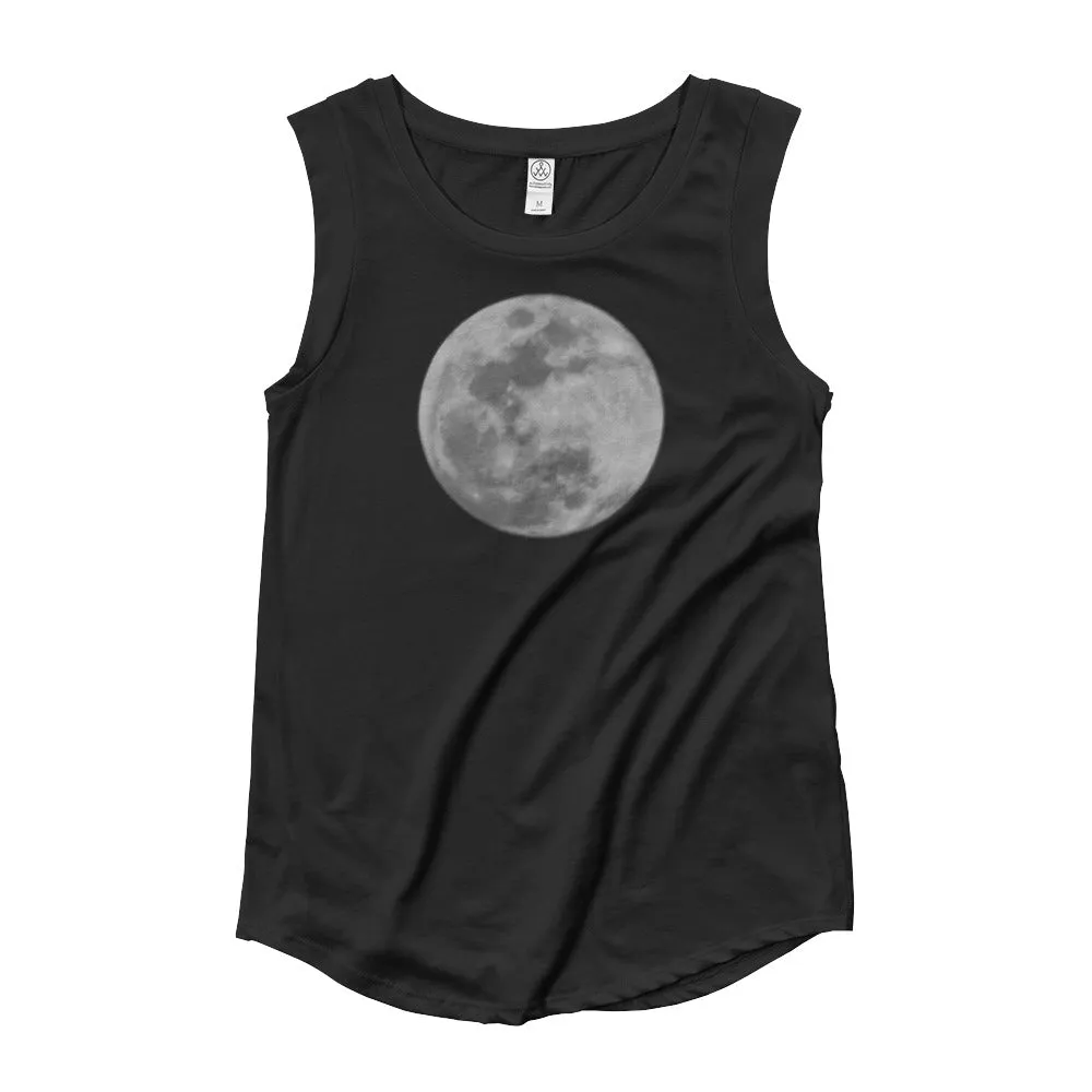 Moon Cap Sleeve Tee