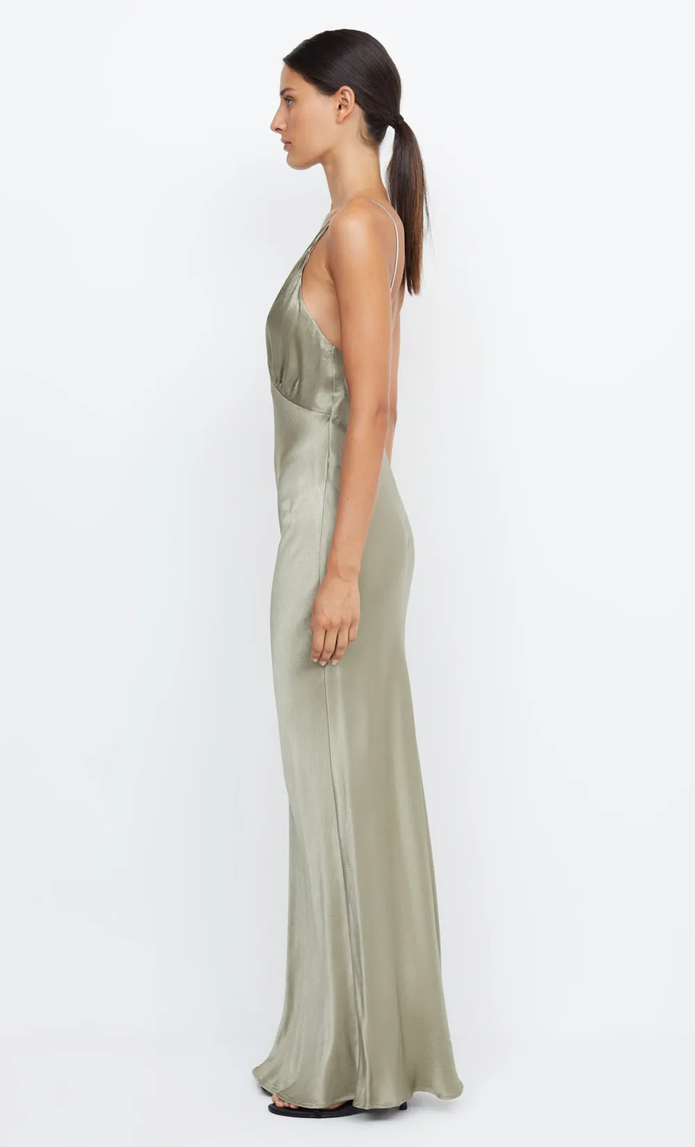 MOON DANCE V MAXI DRESS - SAGE