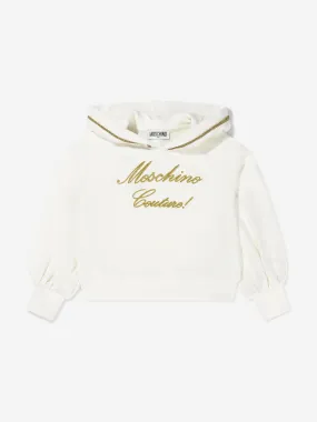 Moschino Girls Logo Couture Hoodie