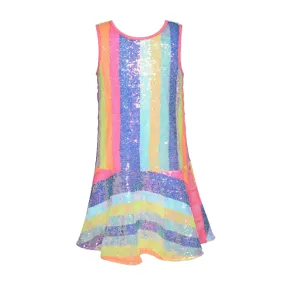 Multi Color Sequin Dress