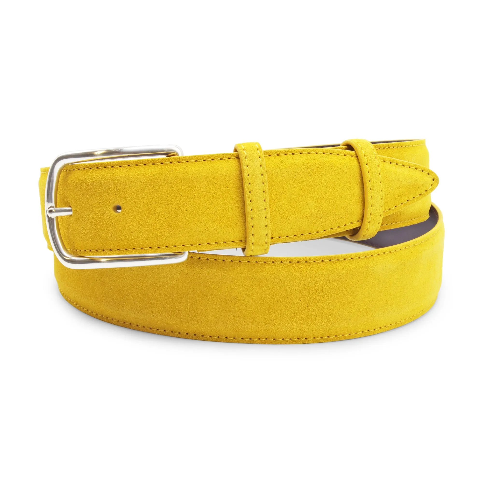 Mustard Suede Classic Belt