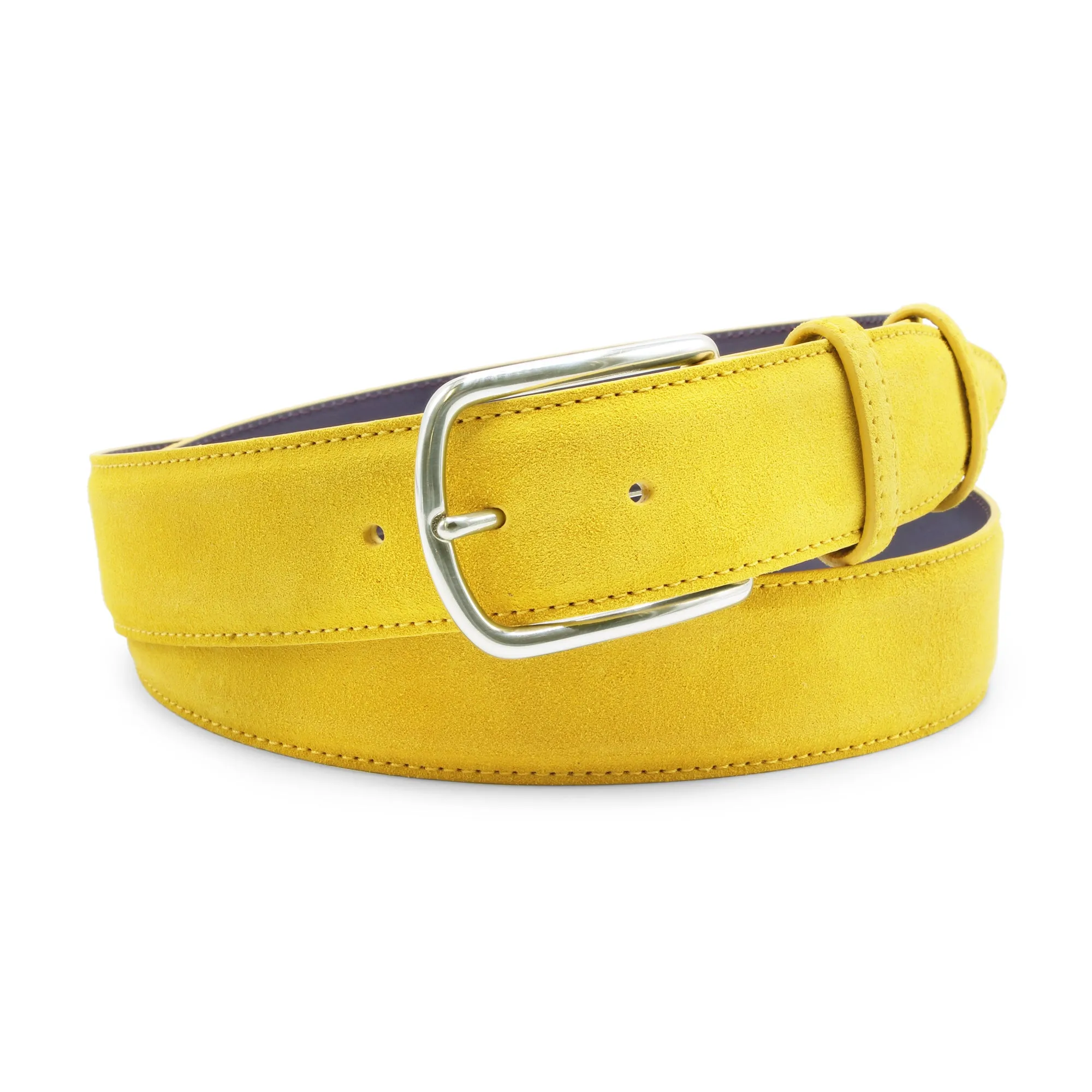 Mustard Suede Classic Belt