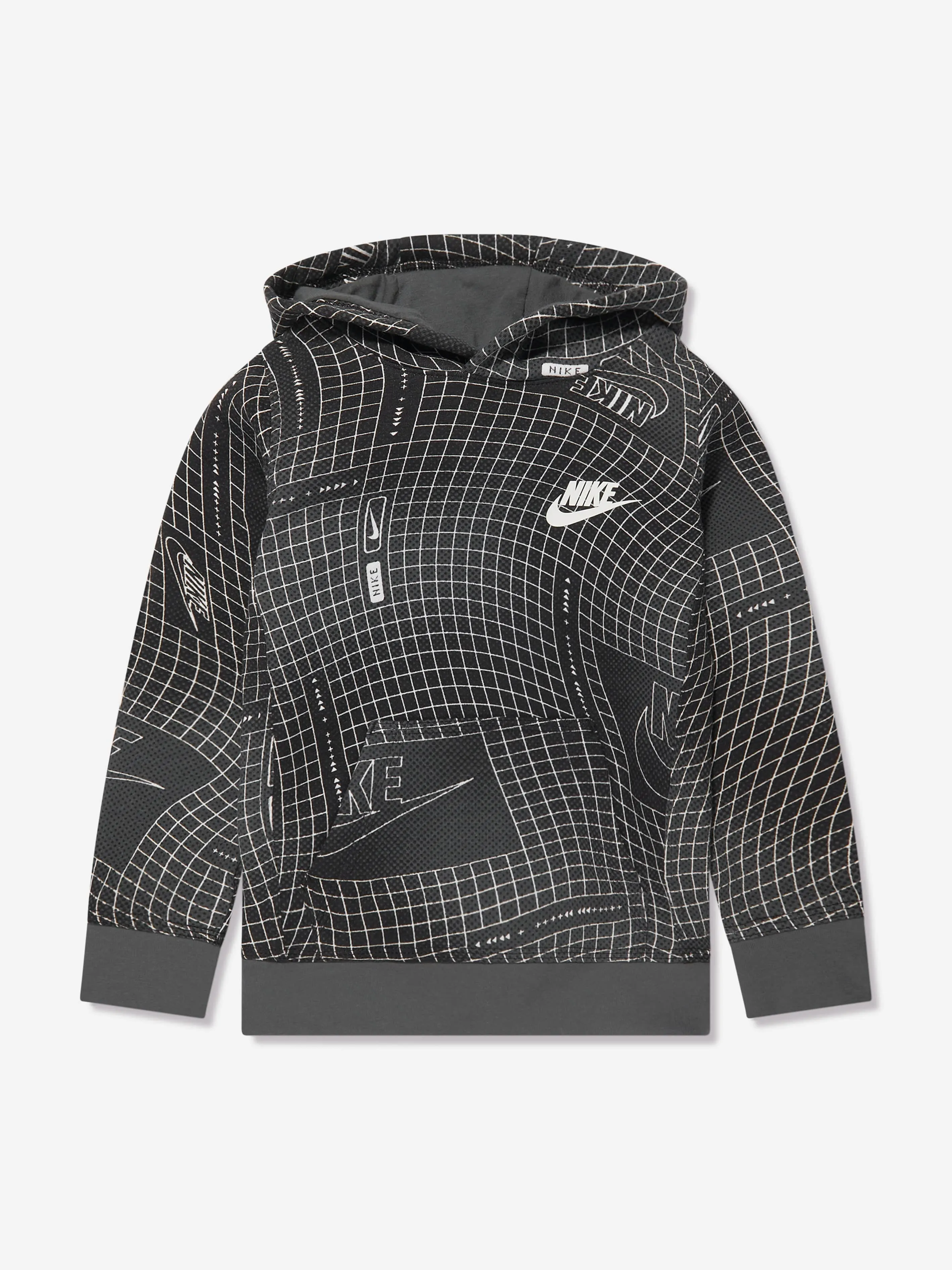 Nike Boys NSW Club Hoodie in Grey