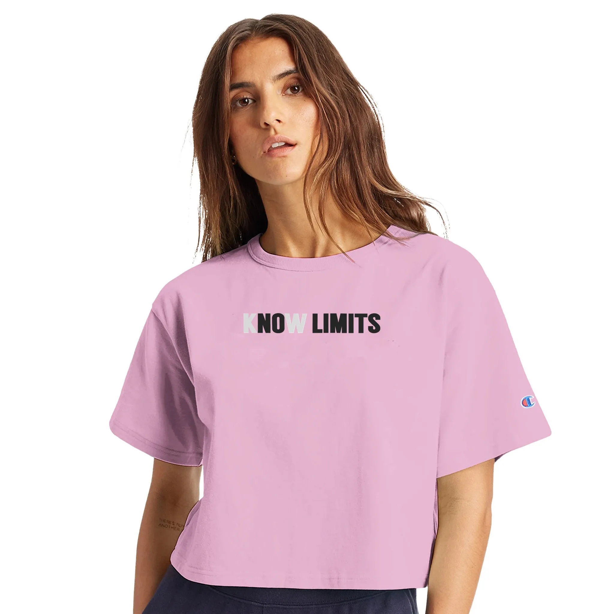 NO LIMITS Women's Cropped Heritage Crewneck T-Shirt