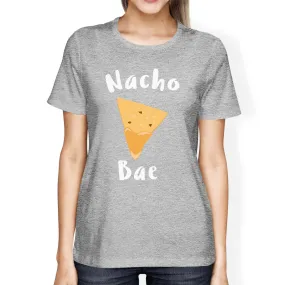 Nocho Bae Women's Heather Grey Tshirt Creative Gifts Valentines Day