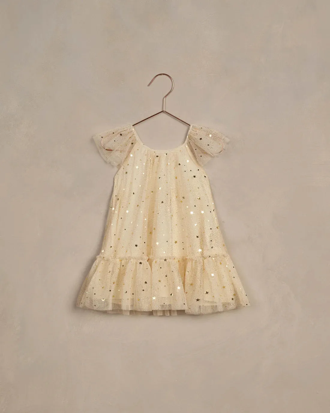 NORA LEE EDIE DRESS - CHAMPAGNE STARS