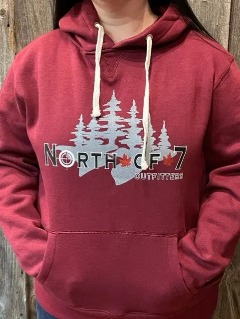 North of 7 Outfitters Women's Tree Pullover Hoodie