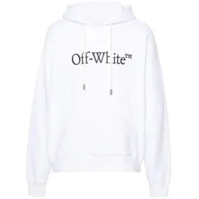 Off-White From Italy Design White Skate Fit Hoodie