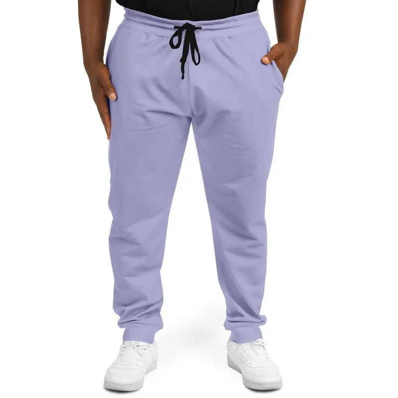 Pale Pastel Blue Joggers | Unisex | with PLUS sizes | Bright Pale Pastel Blue | C30M30Y0K0