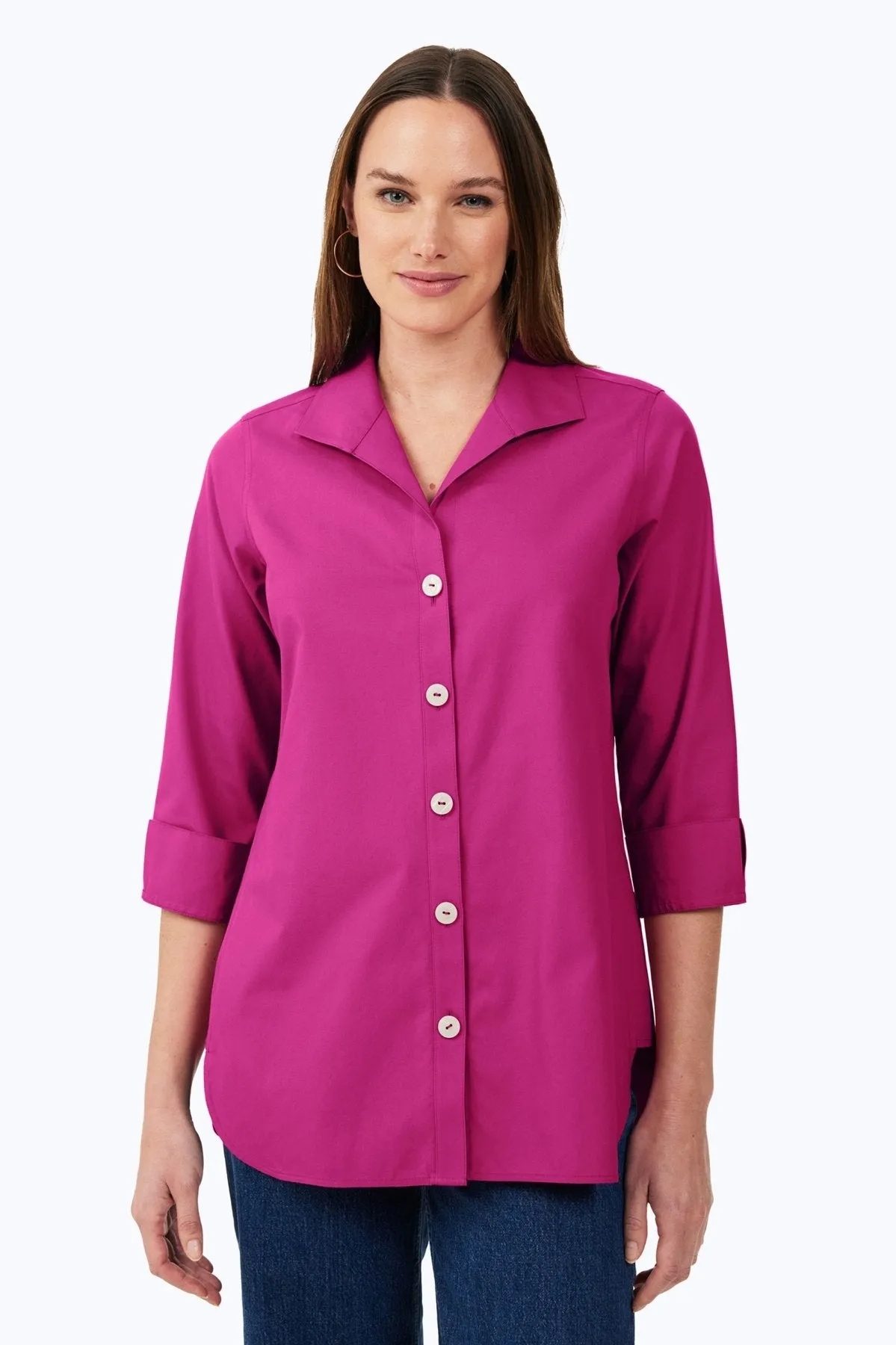 Pandora Pinpoint No Iron 3/4 Sleeve Tunic