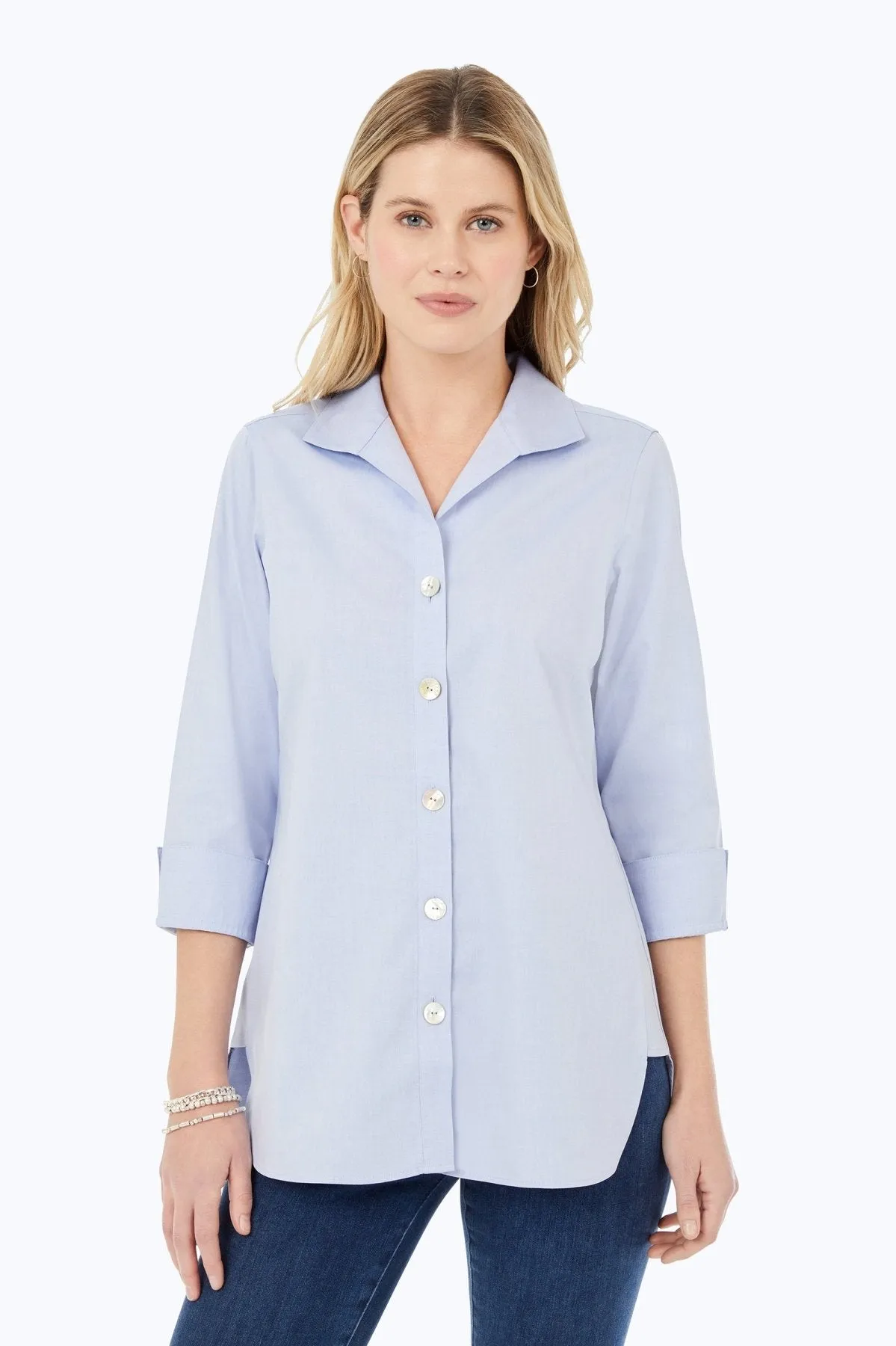 Pandora Pinpoint No Iron 3/4 Sleeve Tunic