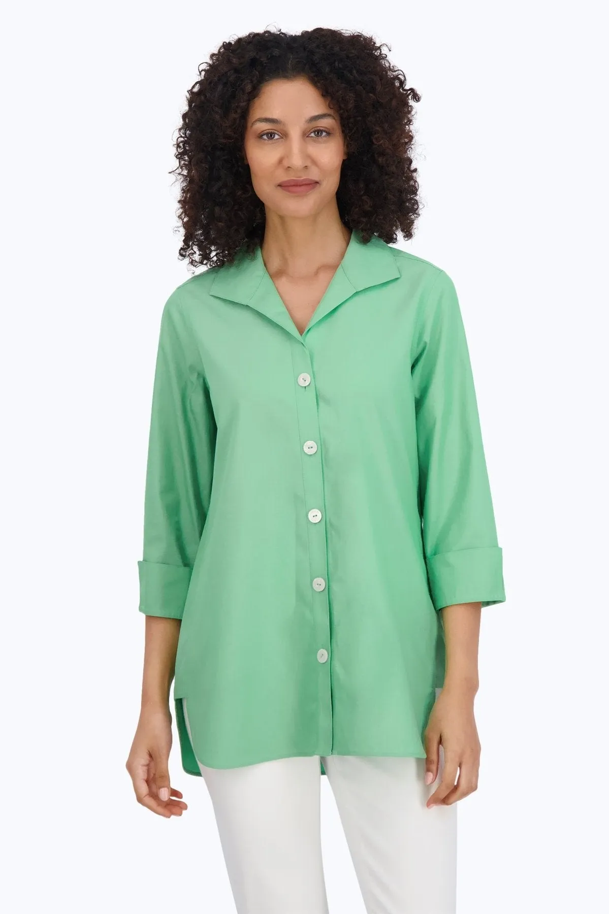 Pandora Pinpoint No Iron 3/4 Sleeve Tunic