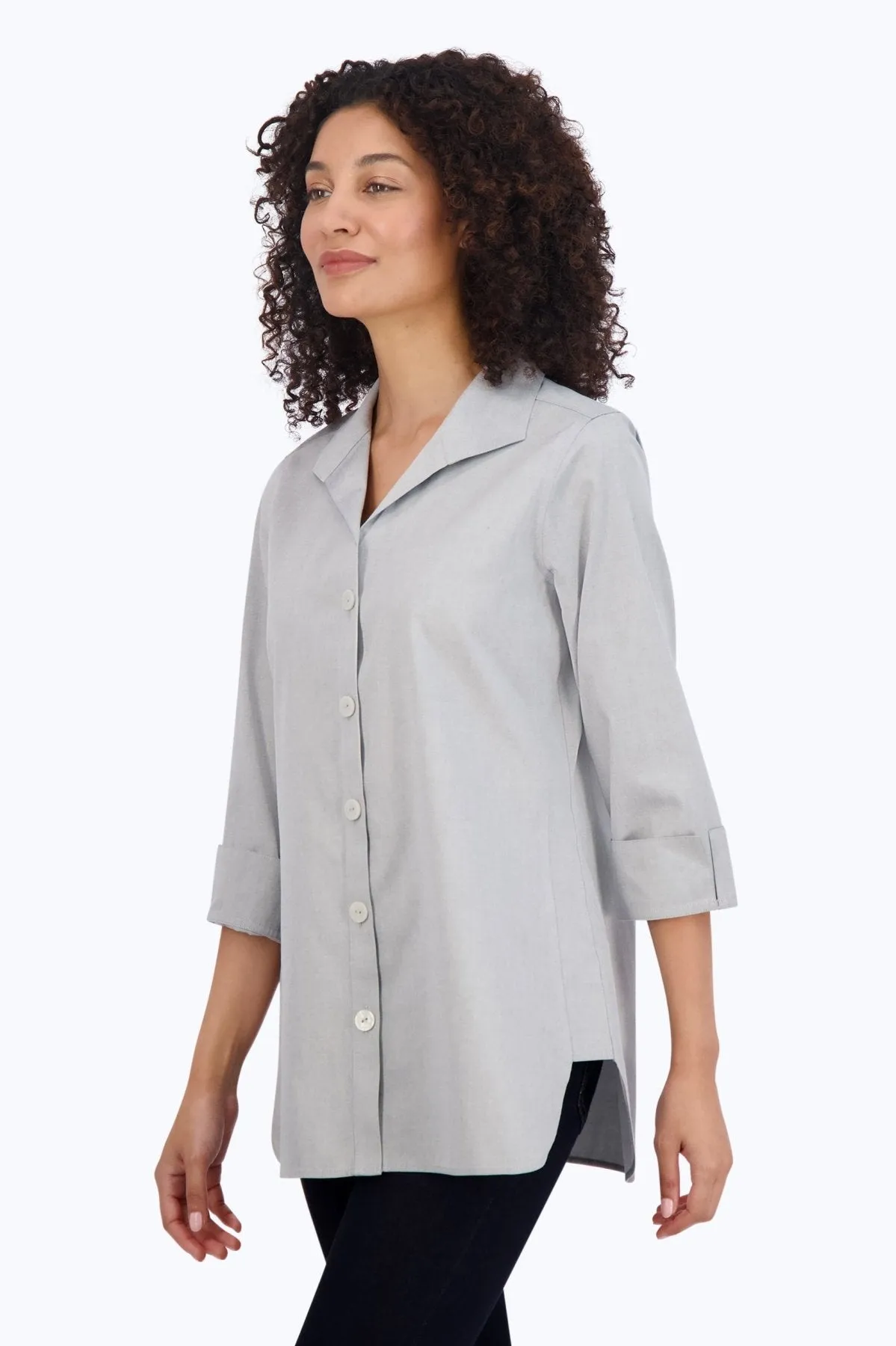 Pandora Pinpoint No Iron 3/4 Sleeve Tunic