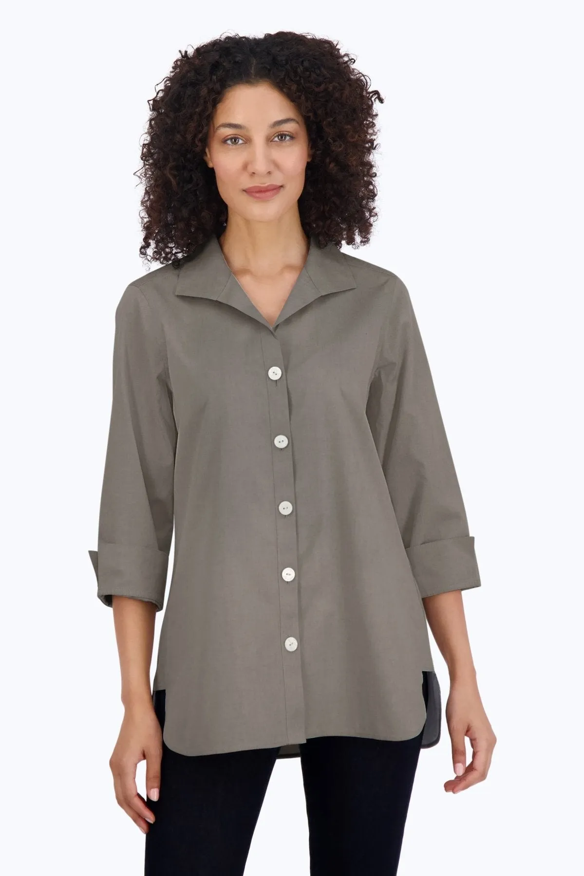 Pandora Pinpoint No Iron 3/4 Sleeve Tunic