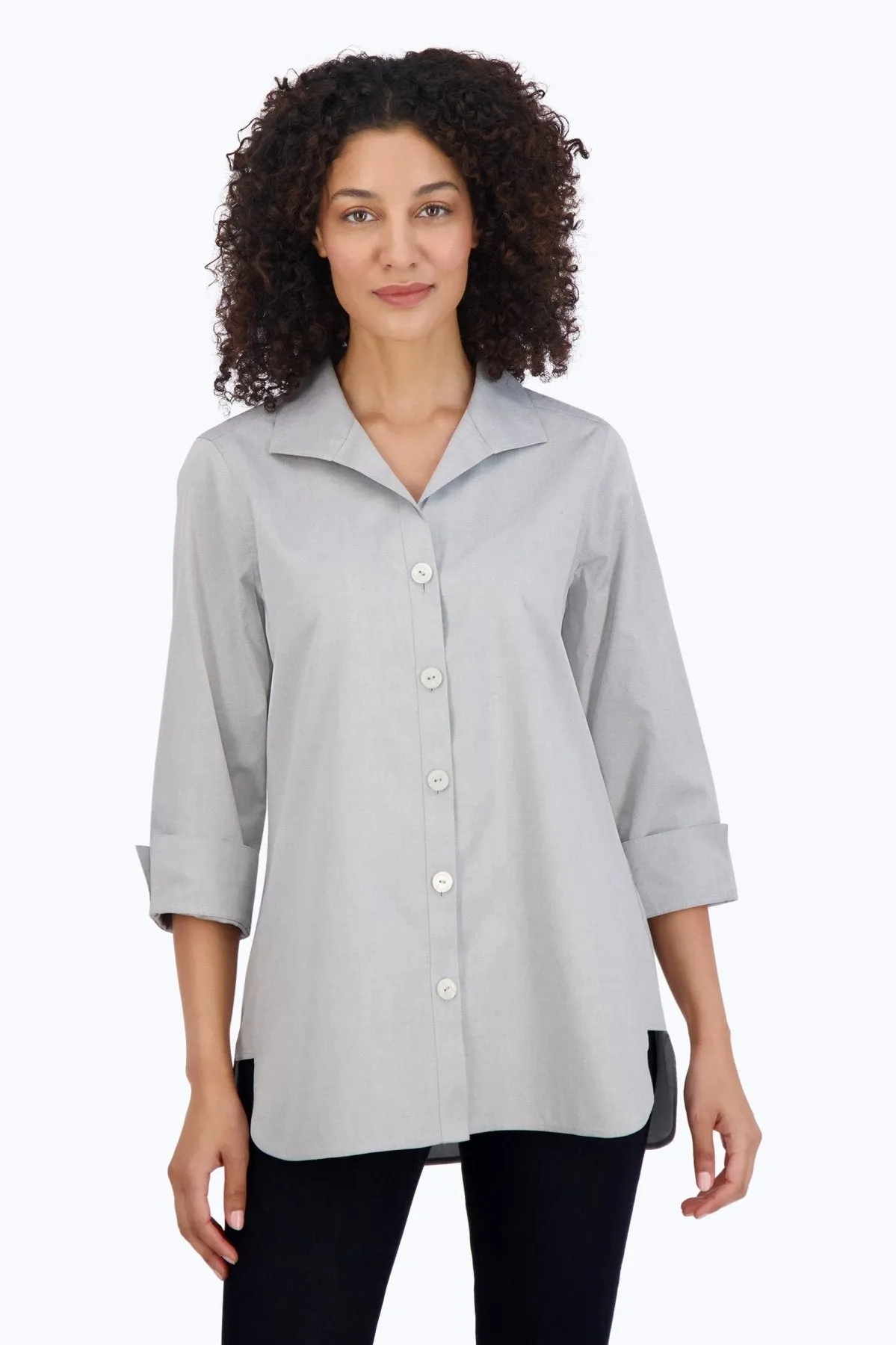 Pandora Pinpoint No Iron 3/4 Sleeve Tunic