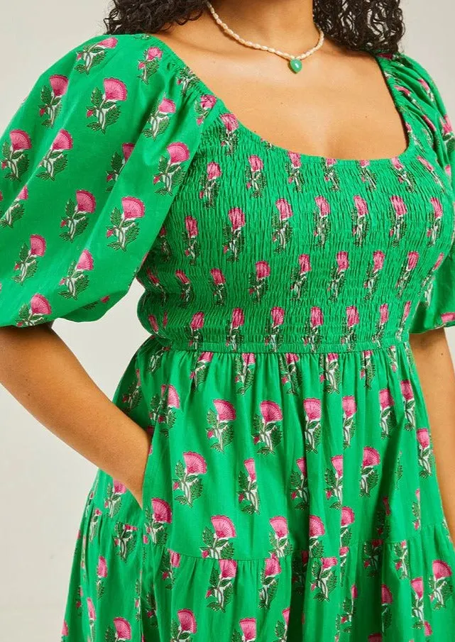 Parakeet Blossom Angelina Dress