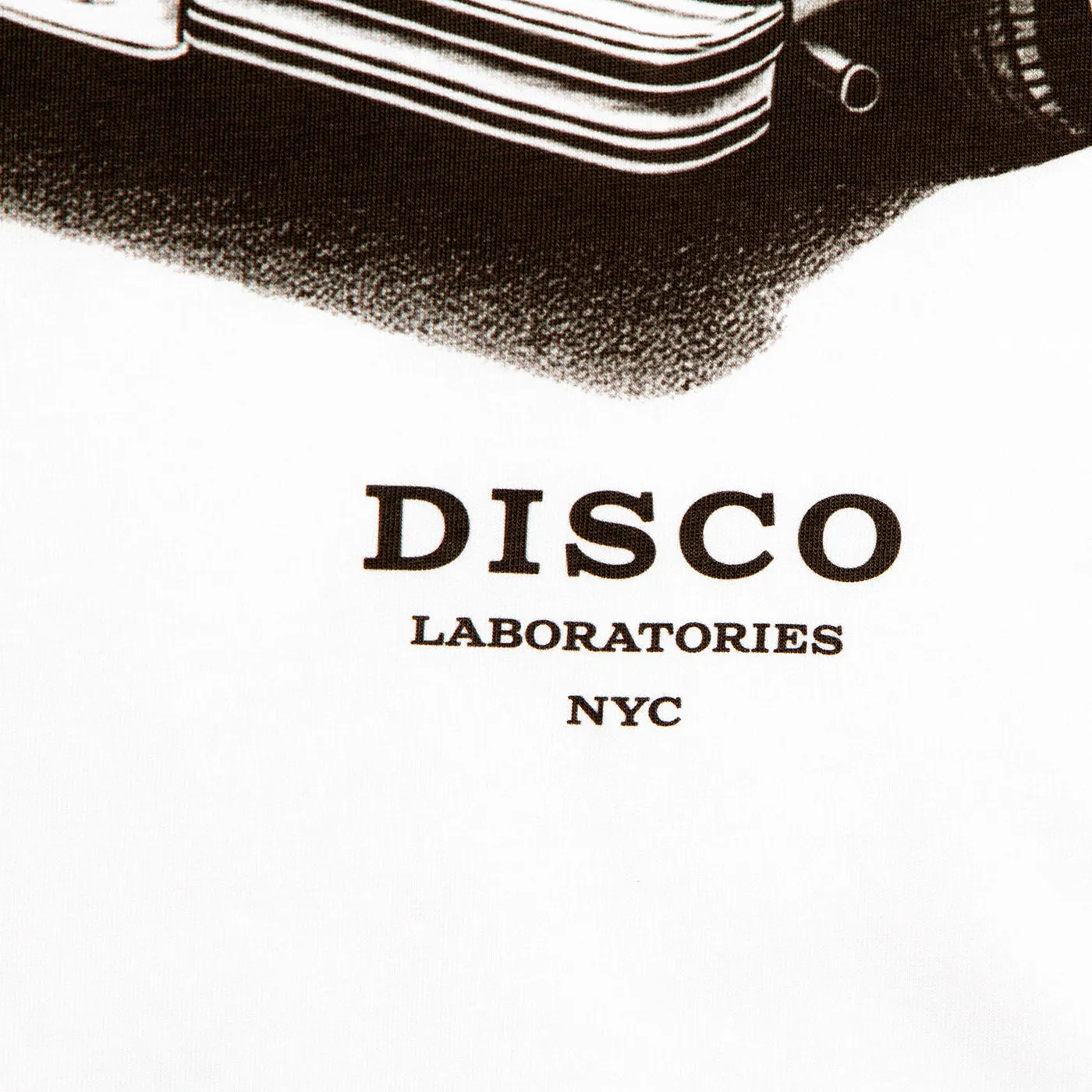 Pickup Disco Labs NYC Front Print - Tshirt - White