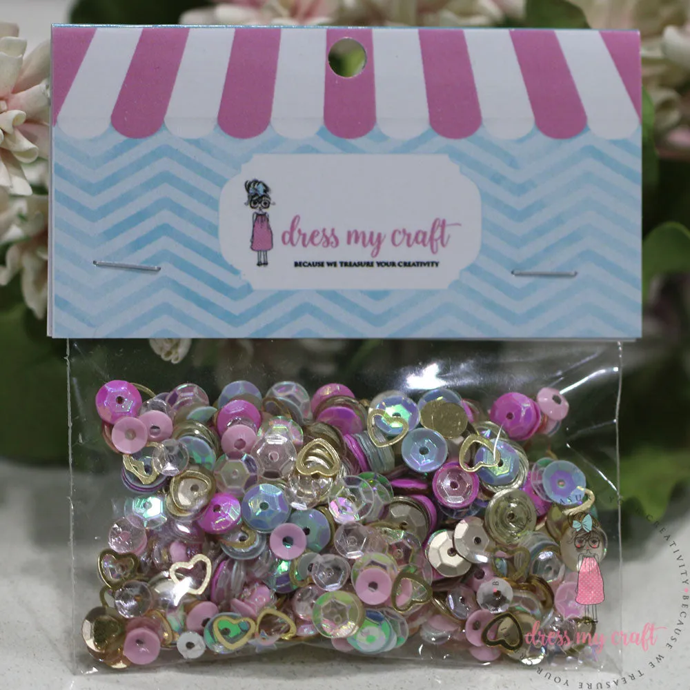 Pink Celebration Sequins - 8gm