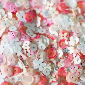 Pink Piggy Mix Sequins - 25gm