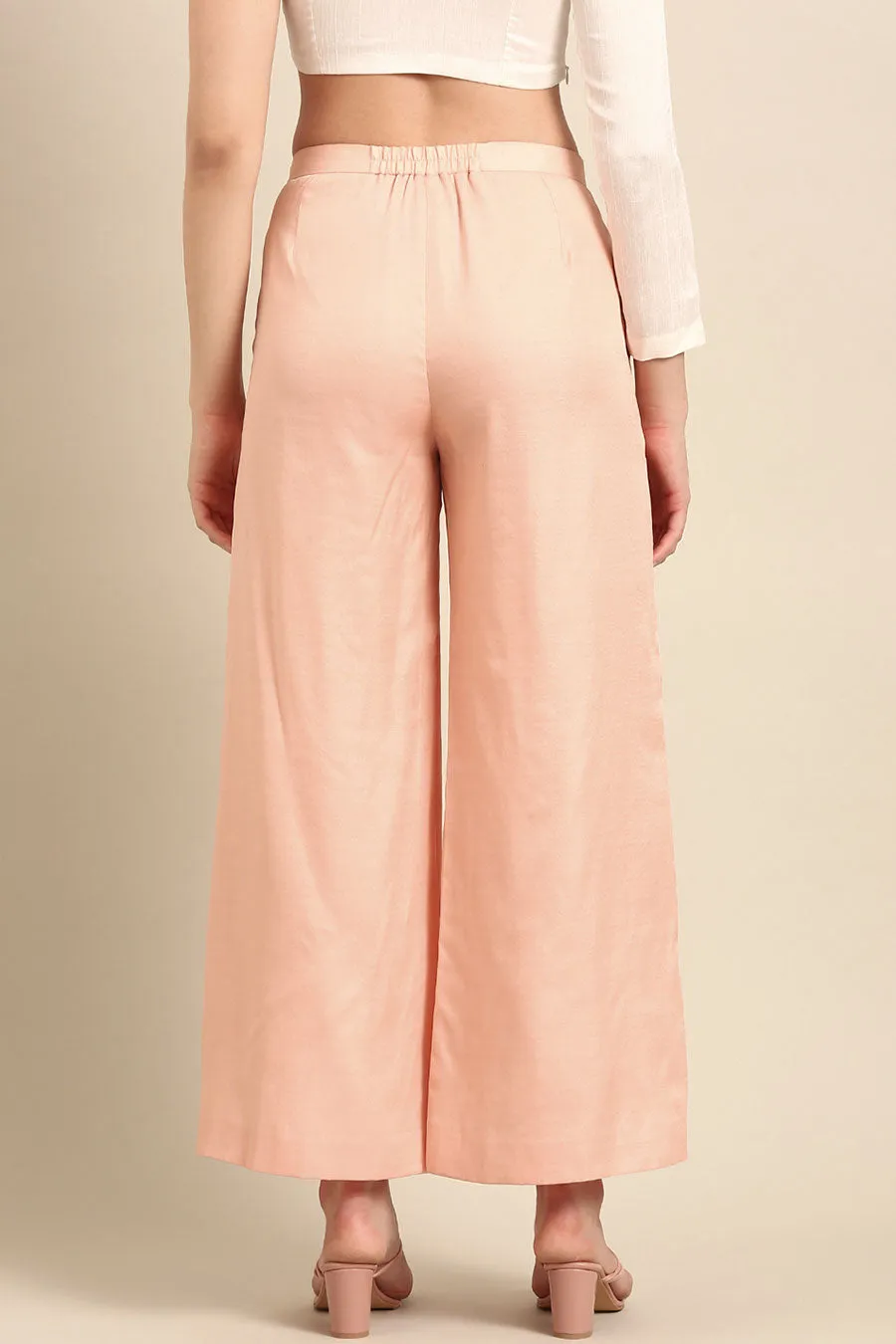 Pink Tunic & Wide-Leg Pant Co-Ord Set