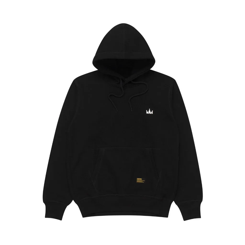 Pullover Hoodie LOGO CROWN BLACK