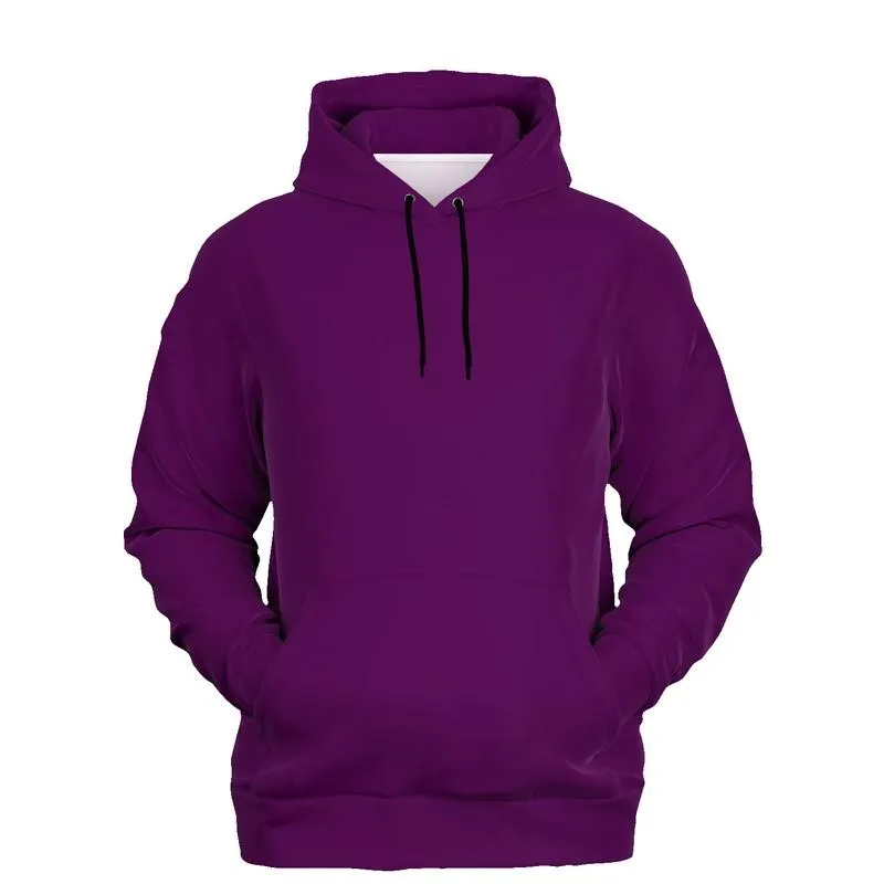 Purple Pullover Hoodie | Unisex | with PLUS sizes | Medium Dark Pure Purple | C50M100Y0K60