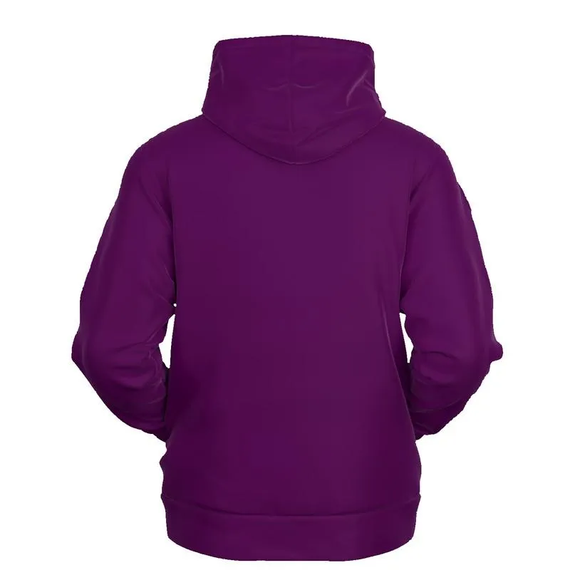 Purple Pullover Hoodie | Unisex | with PLUS sizes | Medium Dark Pure Purple | C50M100Y0K60